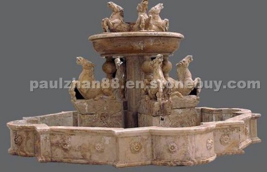 dark yellow travertine fountain dark yellow travertine fountain