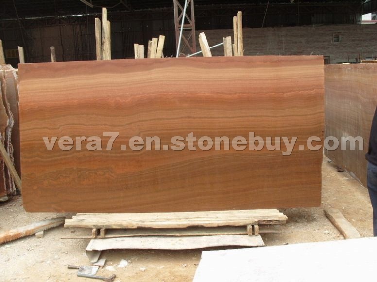 Wooden marble slab