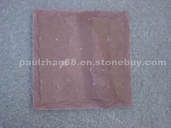 Natural red sandstone mushroom Natural red sandstone mushroom