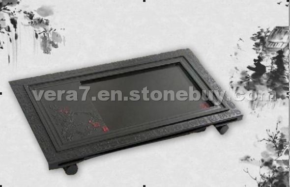 Natural granite tea tray