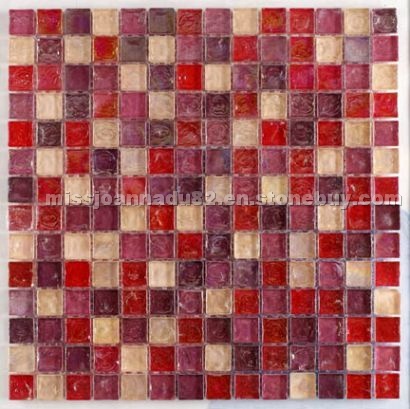 Azure glass mosaic -1