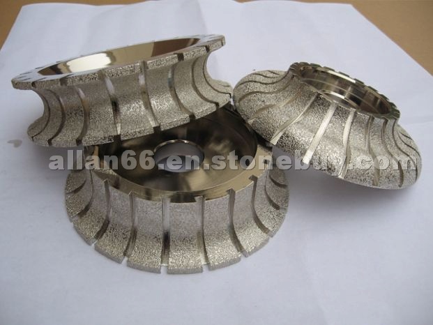 vacuum brazed profile wheels