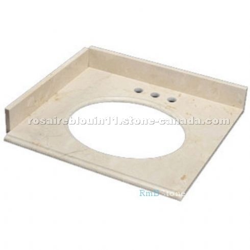 Crema Marfil Beige Marble Vanity Top