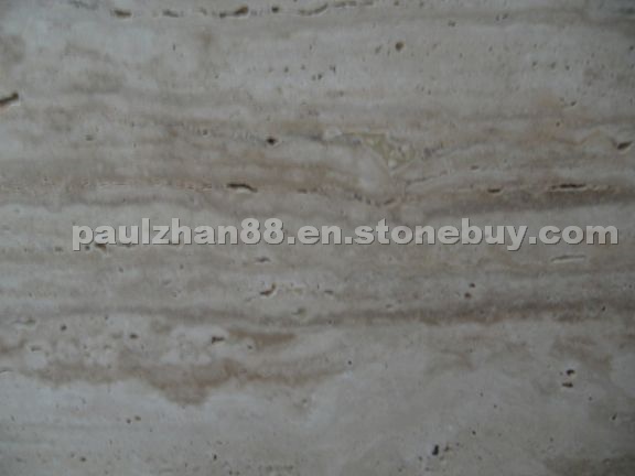 Natural beige travertine tile (vein cut)