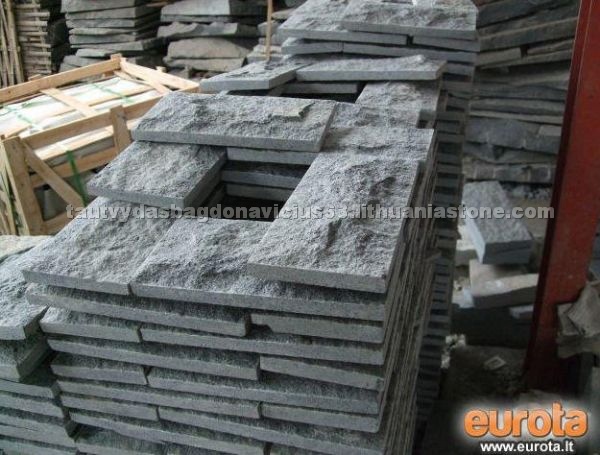 Grey Granite Mushroomed Wall Stone