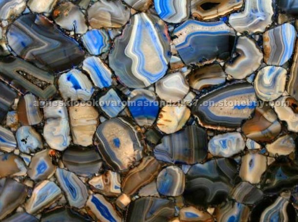 Blue Agate - Transparent stone