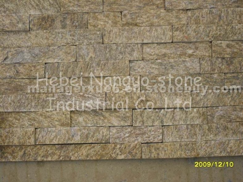 yellow tiger skin culture stone