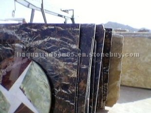 Black Gold Marble Slabs