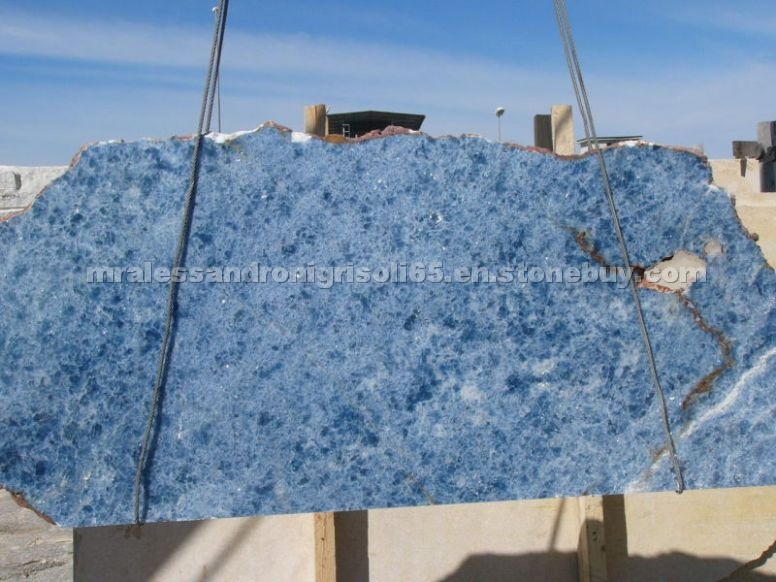 Livingston Blue African Marble Slabs
