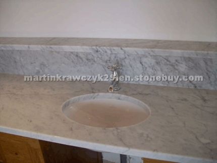 Bianco Cararra Vanity Top