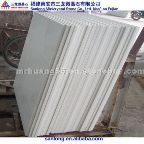 artificial white glass