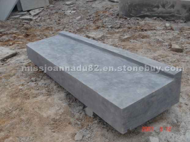 Blue stone windowsills