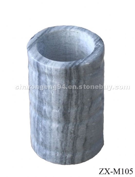 Marble pen holder