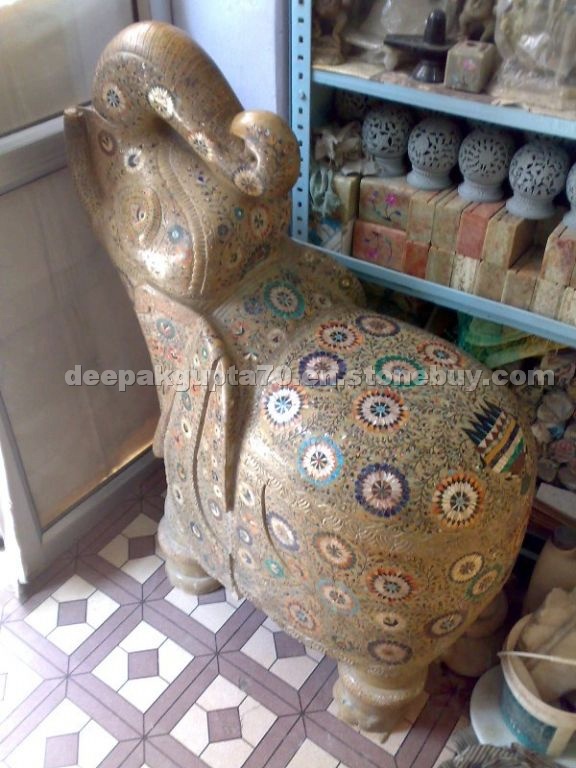 Stone Artifacts, Handcrafts, Inlaid Animals