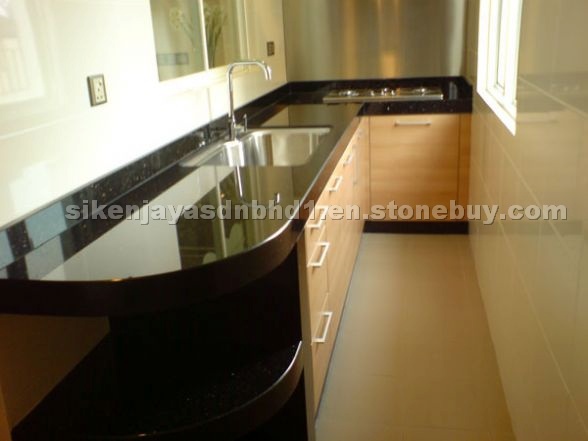 Black Galaxy Granite Countertop