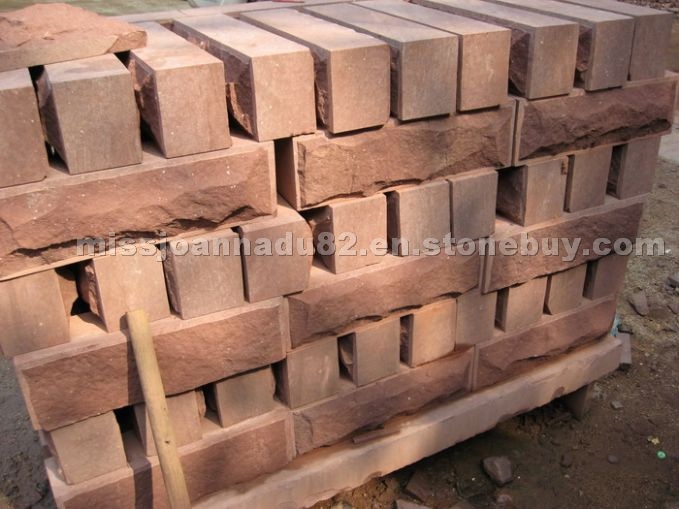 Red sandstone cerbs Red sandstone cerbs