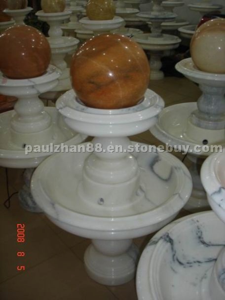 Marble fountain ball Marble fountain ball