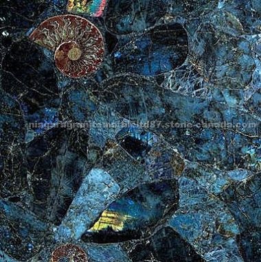 Blue Labradorite Tile, Countertop