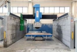 Bridge saw for marble and granite, bridge cutting