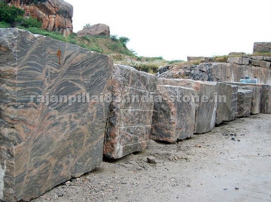 Juparana Colombo Granite Rough Blocks, Slabs, Tile