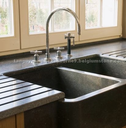 Belgian Bluestone Countertop, sink