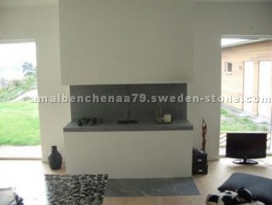 Finnish Soapstone Tuulikivi Fireplace