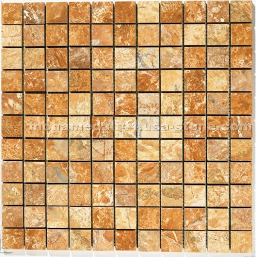 Antique Yellow Marble Mosaic Tiles