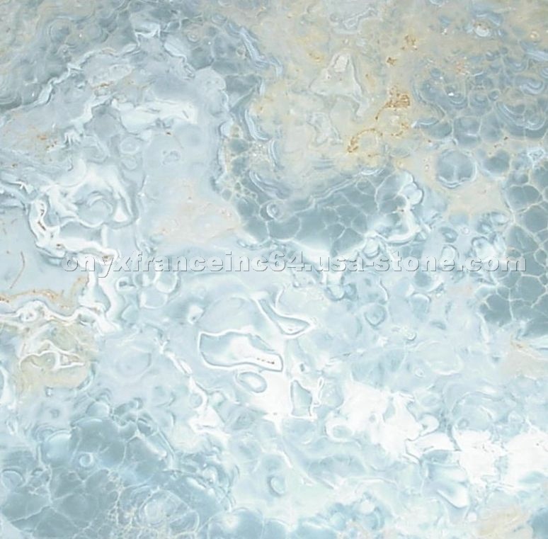 Blue Aqua Gold Onyx