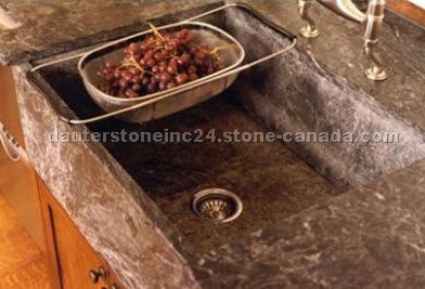 Soapstone counters and sinks