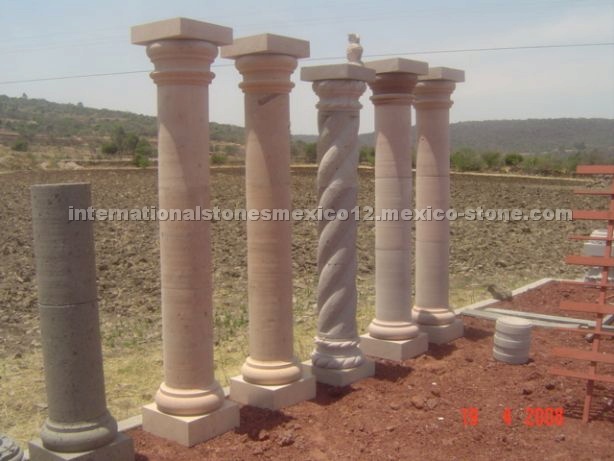 Travertine Columns