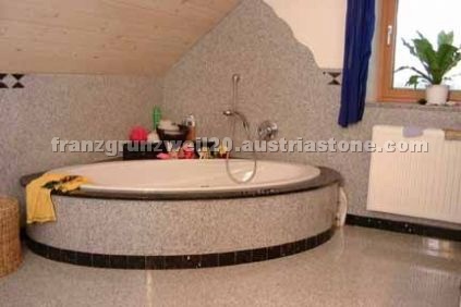 Marble granite bathtub surround