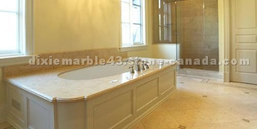 Marble bath tub surround