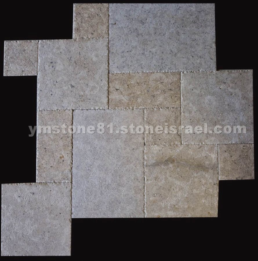 Jerusalem Grey Brushed Chiseled French Pattern