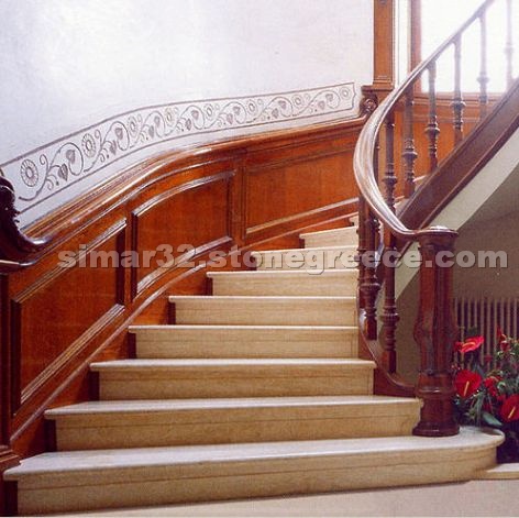 Beige Travertine Stairs