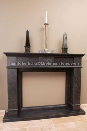 Blue stone fireplaces