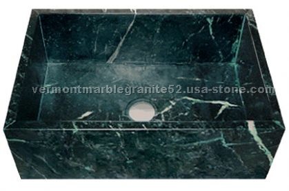 Verde Venatino soapstone sink