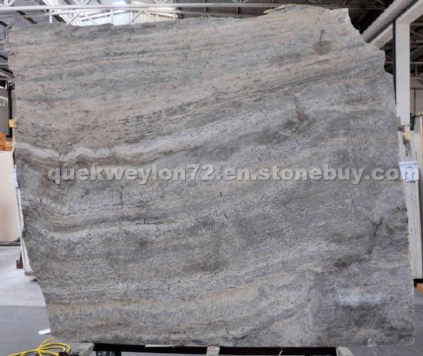 Silver Travertine Crosscut