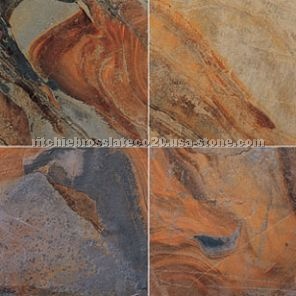 Multicolor Slate floor tile