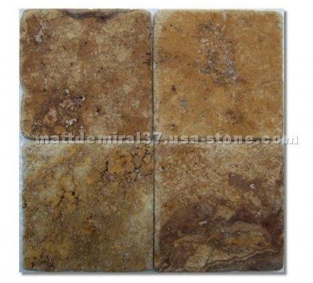 Gold Travertine Tumbled