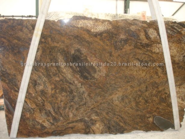Barbarela Brown exotic granite slab
