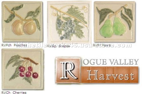 Rogue Valley Harvest Series- Relief tiles