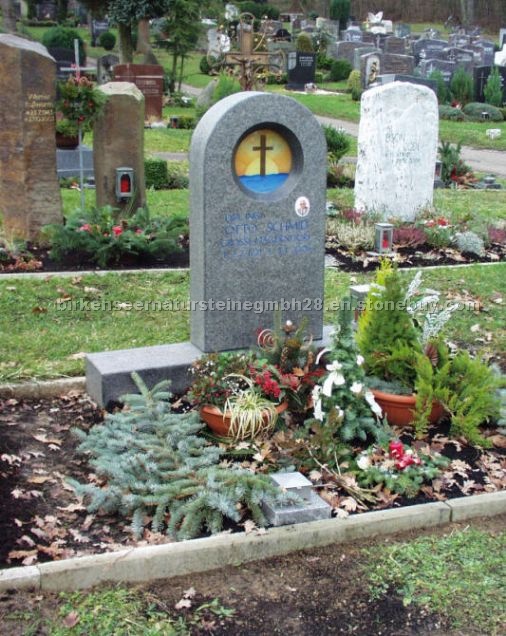 Granite monuments, tombstones