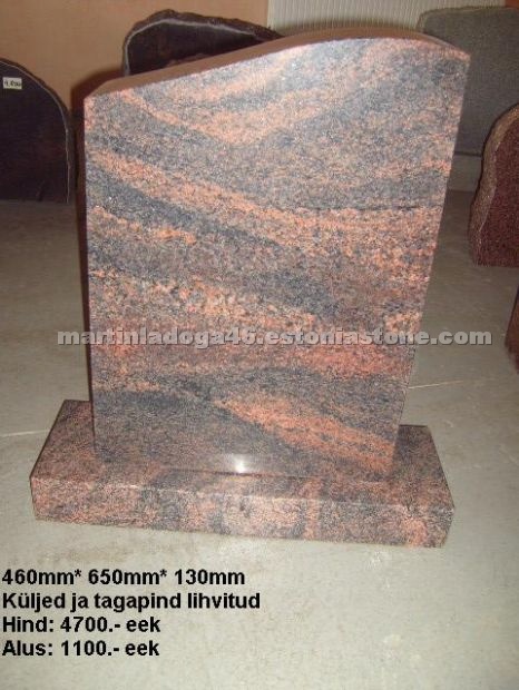 Multicolor Granite Tombstone