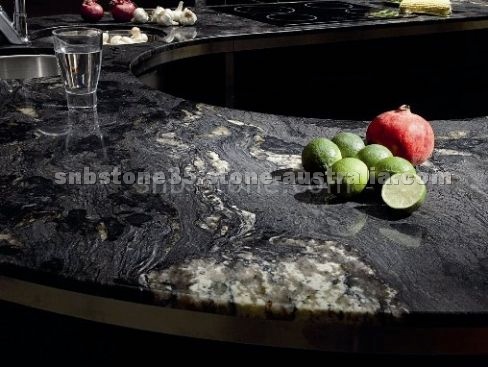 Universe Black Granite Countertop