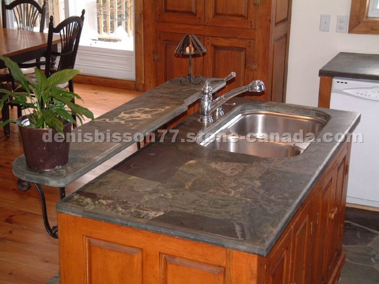 Multicolor Slate Counter Top