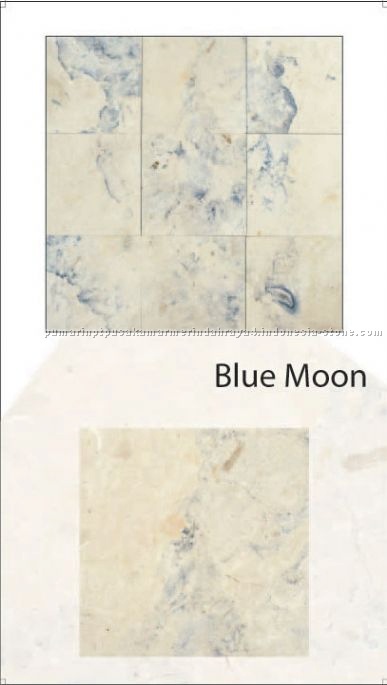 Blue Moon marble tiles
