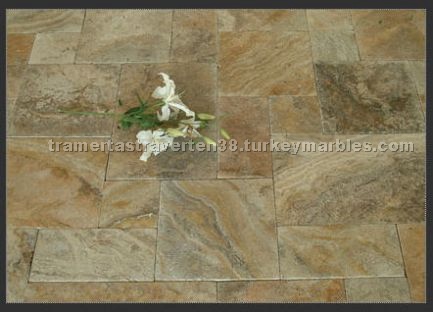 Scabos gold travertine pattern set