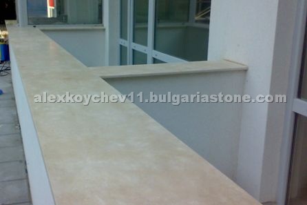 Vratsa Limestone Window Sills, Parapet