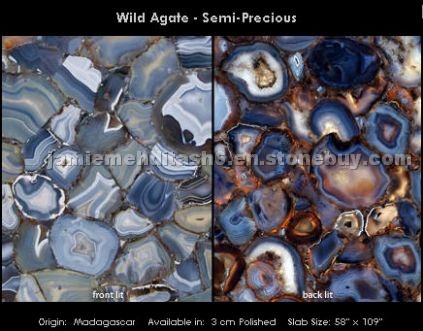 Wild Agate Semi-Precious Stone