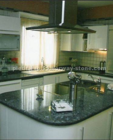 Labrador Blue granite kitchen worktop